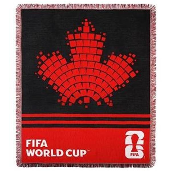 FIFA World Cup Tapestry Throw Blanket 50"x60"