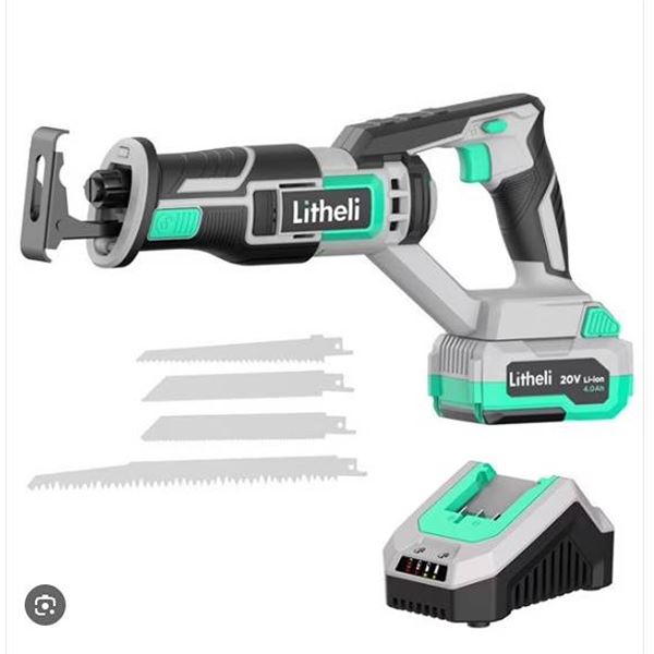 Litheli 20V Cordless Reciprocating Saw Kit