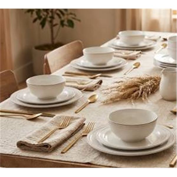 Over & Back 16-Piece Stoneware Dinnerware Set