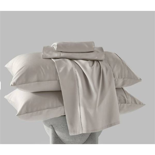 Hush Bamboo Cotton Cooling Sheets Queen 4pc Set