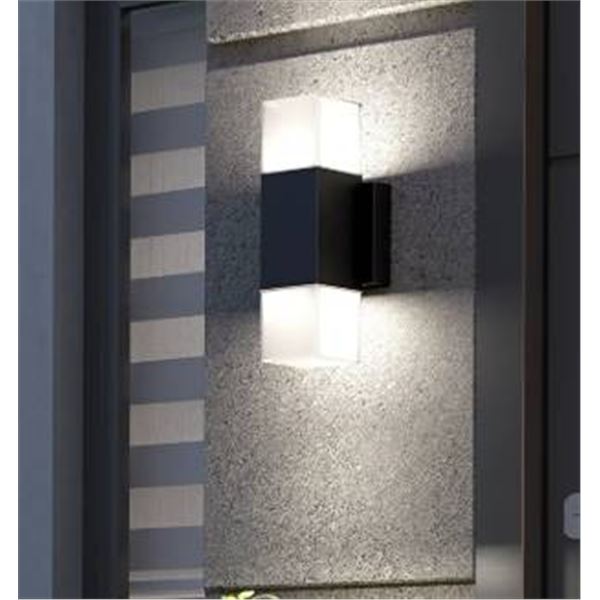 Artika Lennox LED Wall Light Black 12in