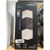Image 2 : Artika Lennox LED Wall Light Black 12in