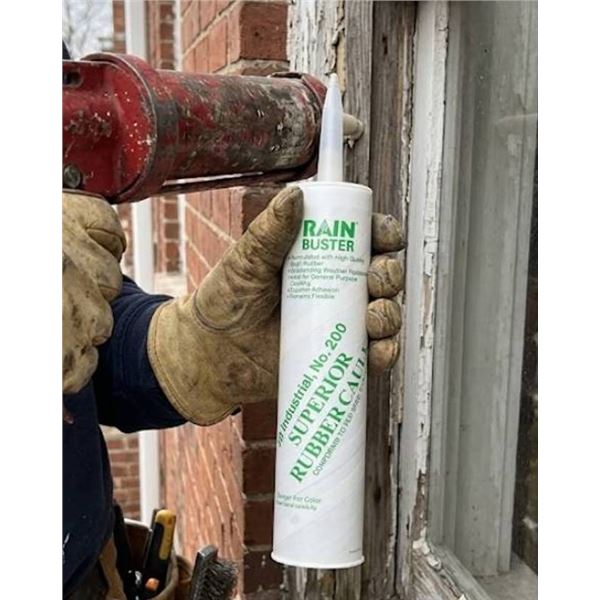 Rain Buster No. 200 White Caulk, 36x305ml