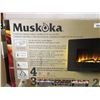 Image 5 : Muskoka 35" Curved Wall Electric Fireplace