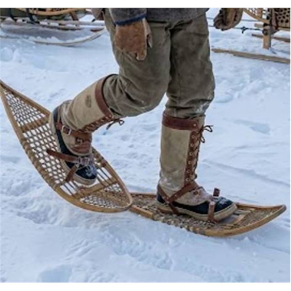 Traditional Wooden Snowshoes