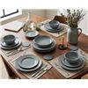 Image 1 : Over&back 16-Piece Dinnerware Set, Blue