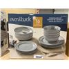 Image 2 : Over&back 16-Piece Dinnerware Set, Blue