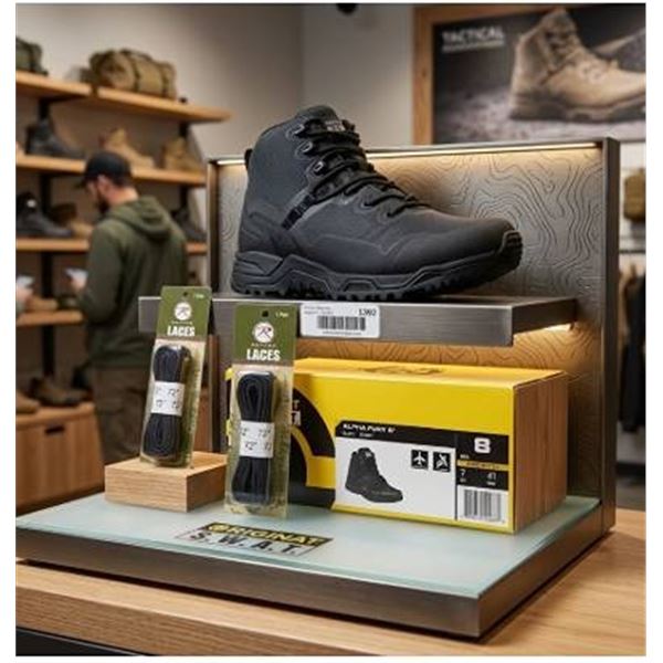 Original S.W.A.T. Alpha Fury 6" Boots & Laces