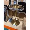 Image 2 : Brass and Glass Modern Desk Lamp