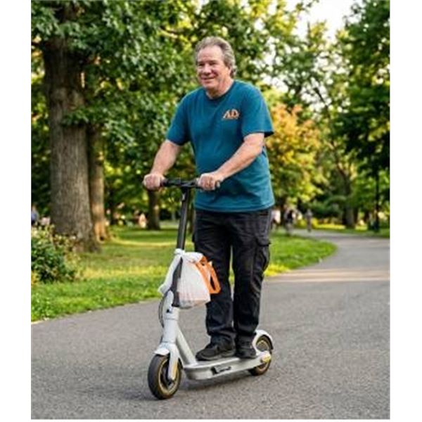Ninebot Electric Scooter With Charger, Combo Lock And Accessories