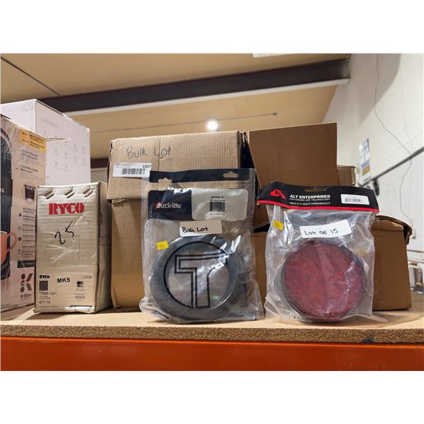 Bulk Lot: Ryco Fittings, Truck-Lite Lens, ALT