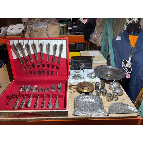 Antique Silver Trinkets and Cutlery