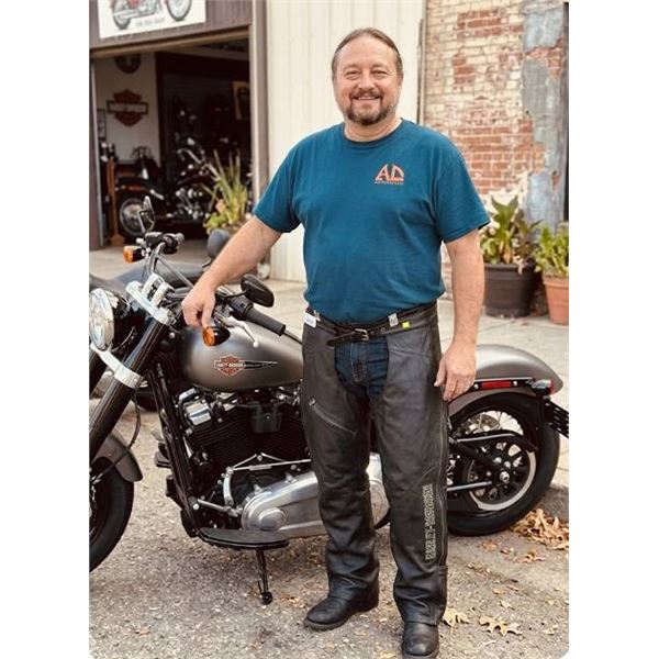 Harley-Davidson Men's Leather Chaps, L