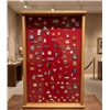Image 1 : Dual Sided Rotating Pin Display Case 16" x 24
