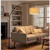 Image 1 : 70 in Tall Black Arc Floor Lamp