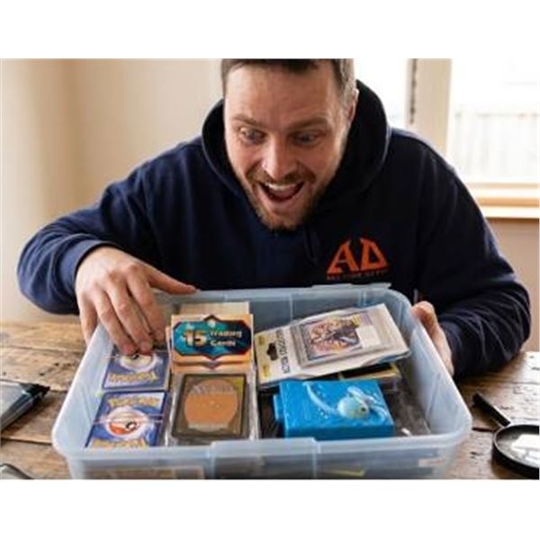 Collectible Card Lot in Storage Box