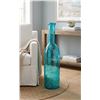 Image 1 : Large 30" Blue Glass Floor Decor Vase
