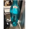 Image 3 : Large 30" Blue Glass Floor Decor Vase