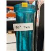 Image 5 : Large 30" Blue Glass Floor Decor Vase