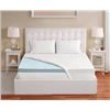 Image 1 : Martha Stewart 3-Inch Memory Foam King Topper