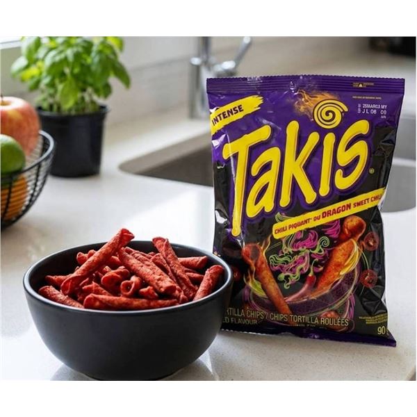 Takis Dragon Sweet Chili Tortilla Chips 90g x 18