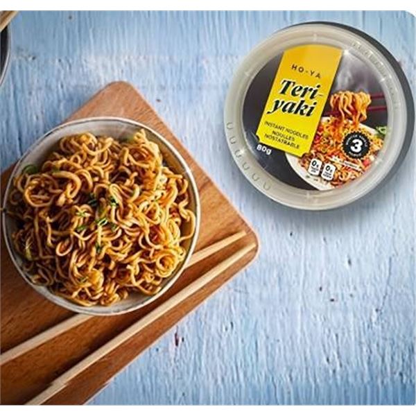 HO-YA Teriyaki Instant Noodles 6 Pack x 80g