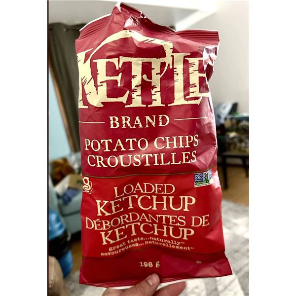 Kettle Brand Loaded Ketchup Chips 12 x 198g