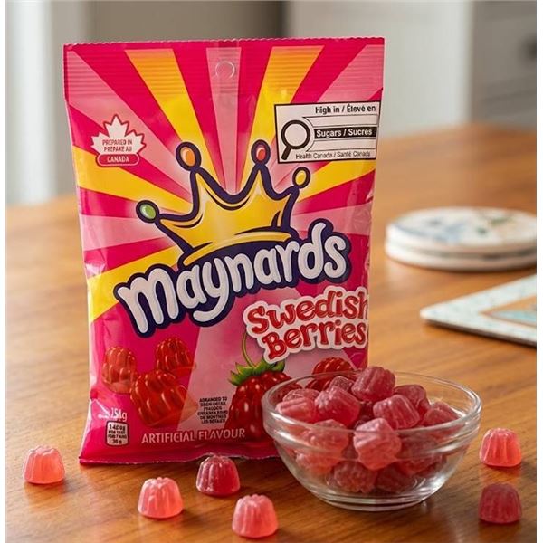 Maynards Swedish Berries 154g, 10 Pack
