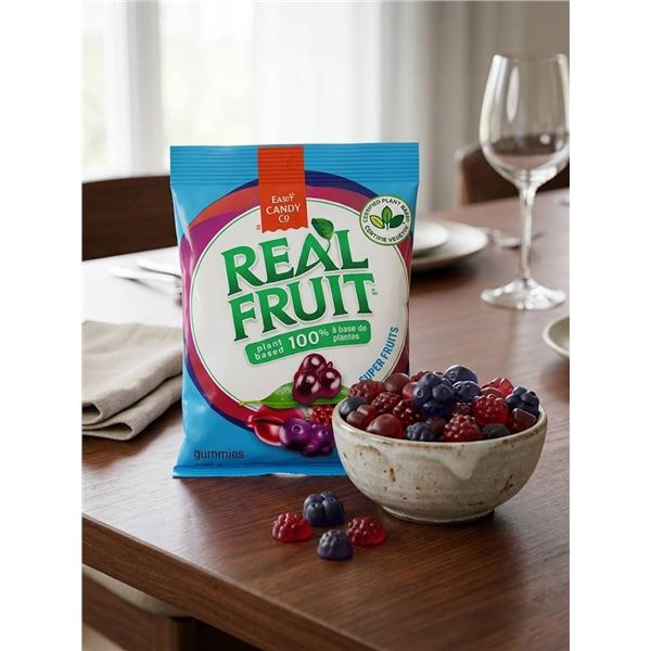 Dare Candy Co Real Fruit Plant-Based Gummies 12 x 180g