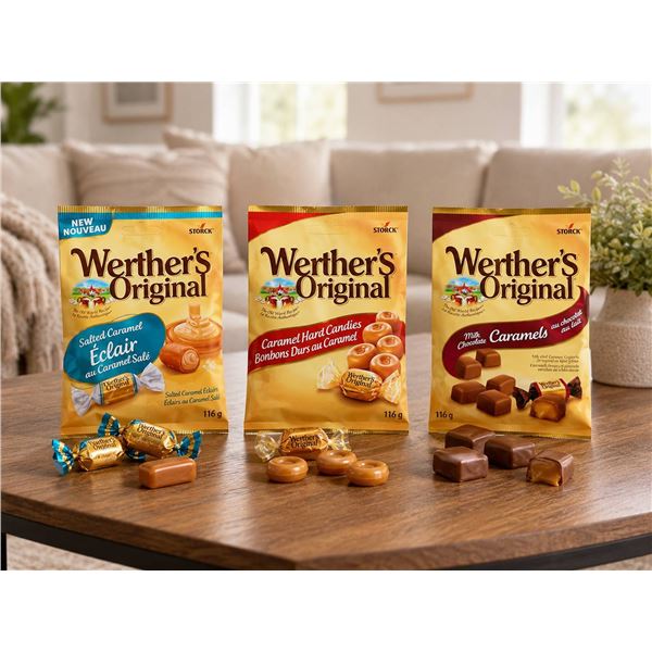 Lot of Werther's Original Candy Assortment