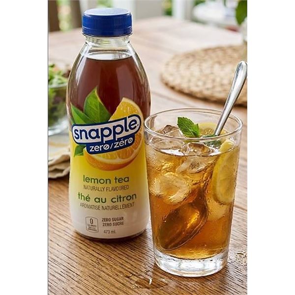 Snapple Lemon Tea 12 Pack 473ml Bottles