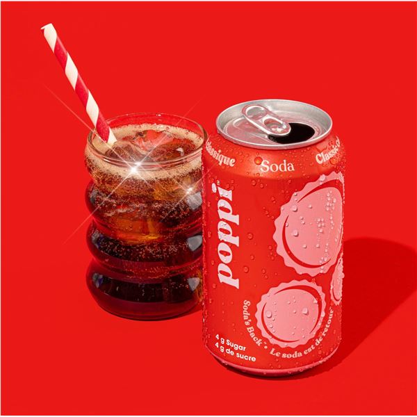 Poppi Classic Cola 12-Pack 355ml Cans