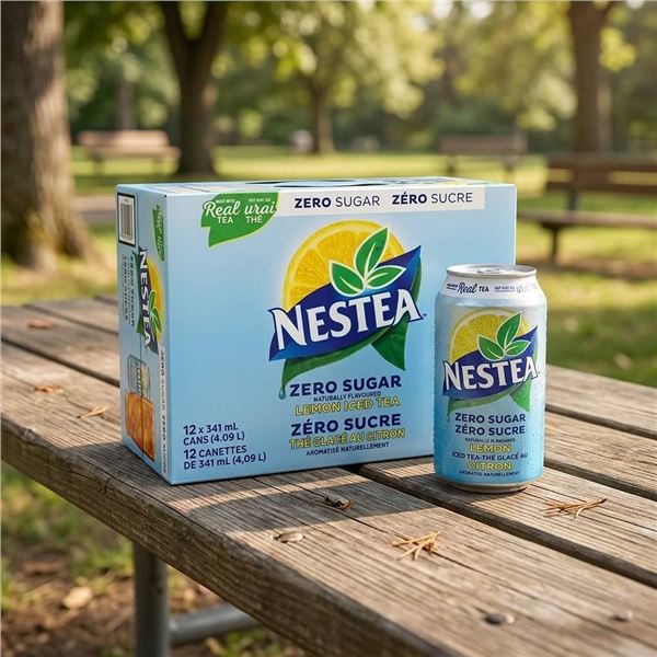 Nestea Zero Sugar Lemon Iced Tea 12 x 342mL