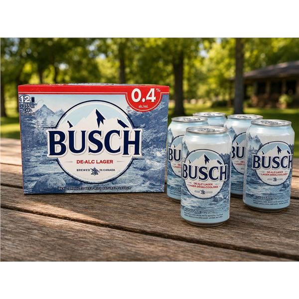 Busch Dealcoholized Lager 12 x 355ml Cans