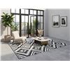 Image 1 : Lanart Sonoma Rug 5x8 ft Black/White
