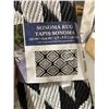 Image 3 : Lanart Sonoma Rug 5x8 ft Black/White