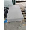 Image 3 : Outdoor Patio Ottoman Gray 36" x 24"