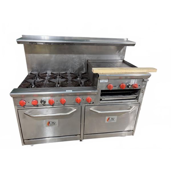 CPG Gas Range with Griddle and Double Oven