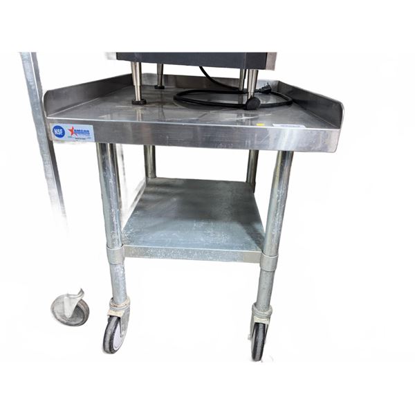 Omcan Stainless Steel Utility Cart 30x24x28