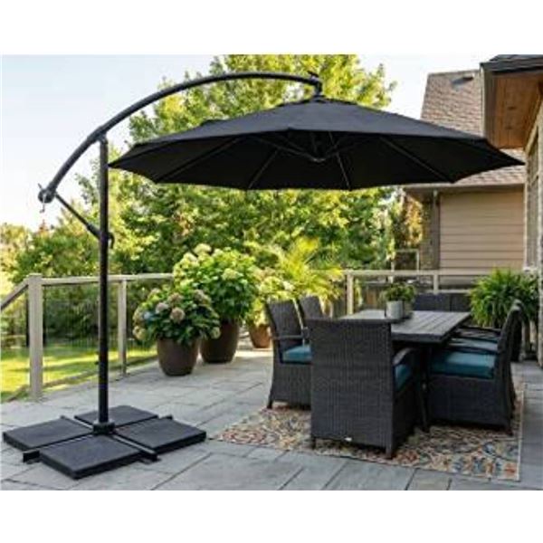 CorLiving PPU-400-U Patio Umbrella - No umbrella base weight