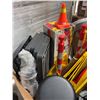 Image 3 : Pallet Lot of Safety Barriers, Cones, and Accessories