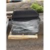 Image 1 : Stack of Black Plastic shop shelving