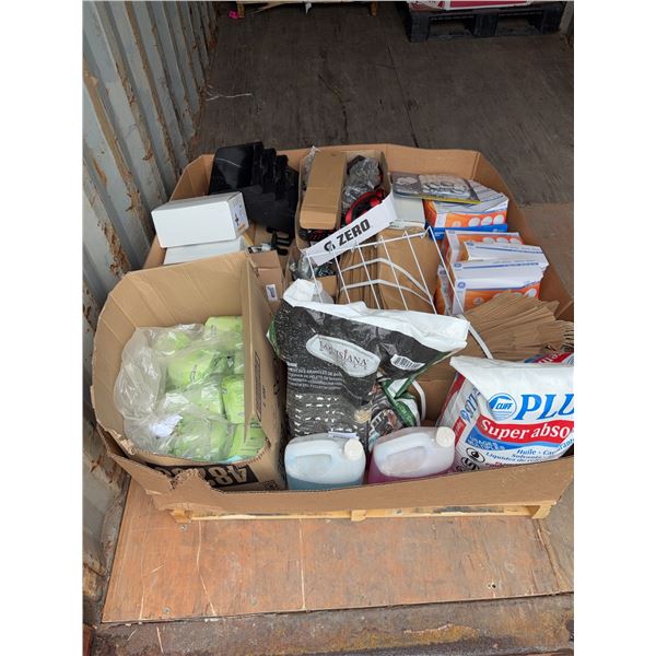 Bulk Lot: Cleaning Supplies, Bulbs, PPE