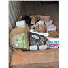 Image 1 : Bulk Lot: Cleaning Supplies, Bulbs, PPE