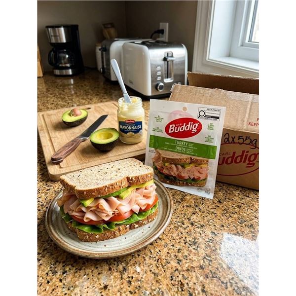 Carl Buddig Turkey Slices 12x55g Packs