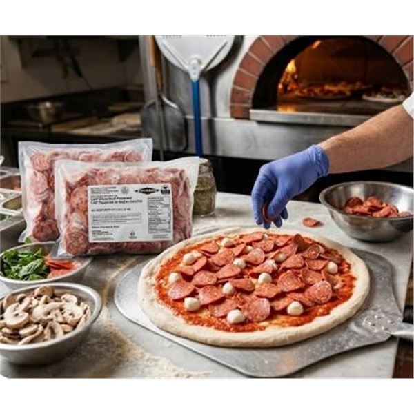 Brickman's Sliced Beef Pepperoni 2x5Lbs