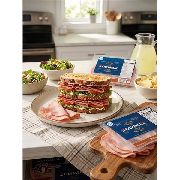 Olymel Black Forest Smoked Ham, 7 x 300g