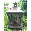 Image 1 : Square Metal Mesh Outdoor Fire Pit with Chimney Top