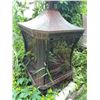 Image 2 : Square Metal Mesh Outdoor Fire Pit with Chimney Top