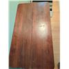 Image 4 : Extendable Dark Wood Table with Turned Legs